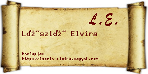 László Elvira névjegykártya